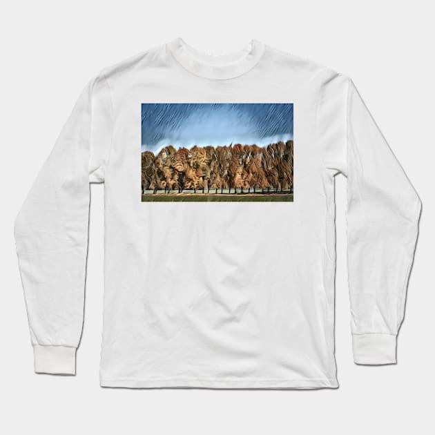 The Danube Long Sleeve T-Shirt by PsyCave